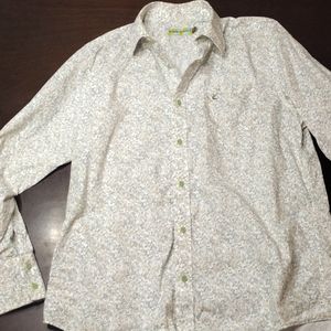 Modern Amusement "Dancing Devils" print Long Sleeve button up shirt XL